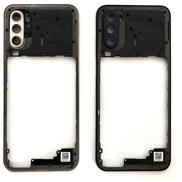 Carcaça Aro Lateral Moldura Lente Moto G41 Xt2167 Azul Doura