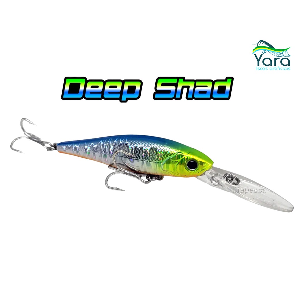 Isca Artificial Yara Deep Shad 6,5cm (6,2g) - Várias Cores