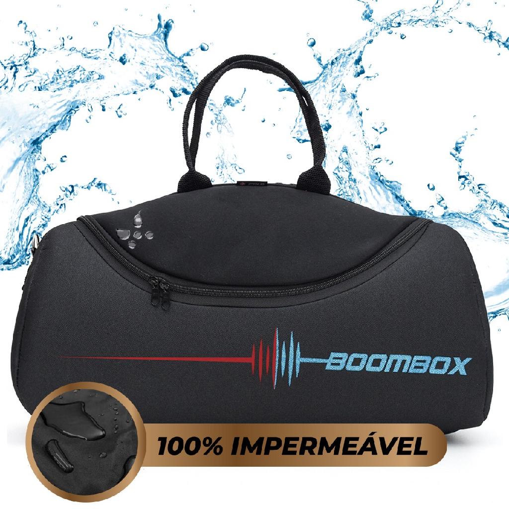 Bolsa Case Capa Protetora Jbl Boombox 3 2 1 A Prova D'Agua Acolchoada Alta Durabilidade Anti Riscos