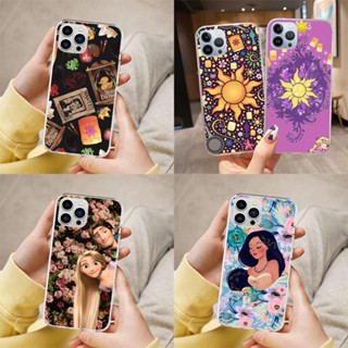 DK-74 Capa Flexível De TPU Rapunzel Para iPhone 7 8 11 14 XR 12 Plus Max Pro