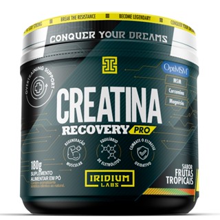 Creatina Recovery Pro 180g - OptiMSM® + Magnésio + Curcumina - Iridium Labs