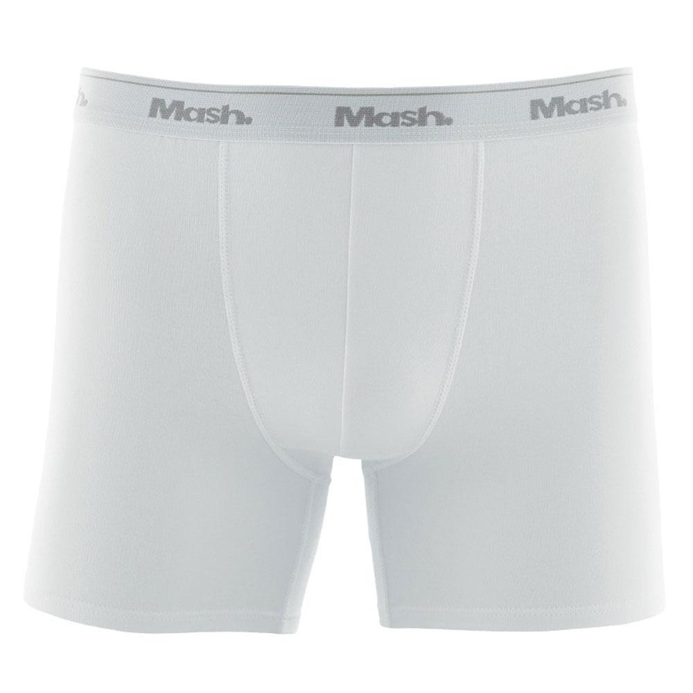 Cueca Boxer Longa Mash Masculina Algodão Cotton Elástico em Oferta na Shopee