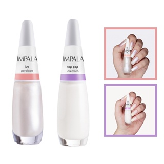 Kit Esmalte Impala Combinação Misturinha Lua + Top Pop em Oferta na Shopee