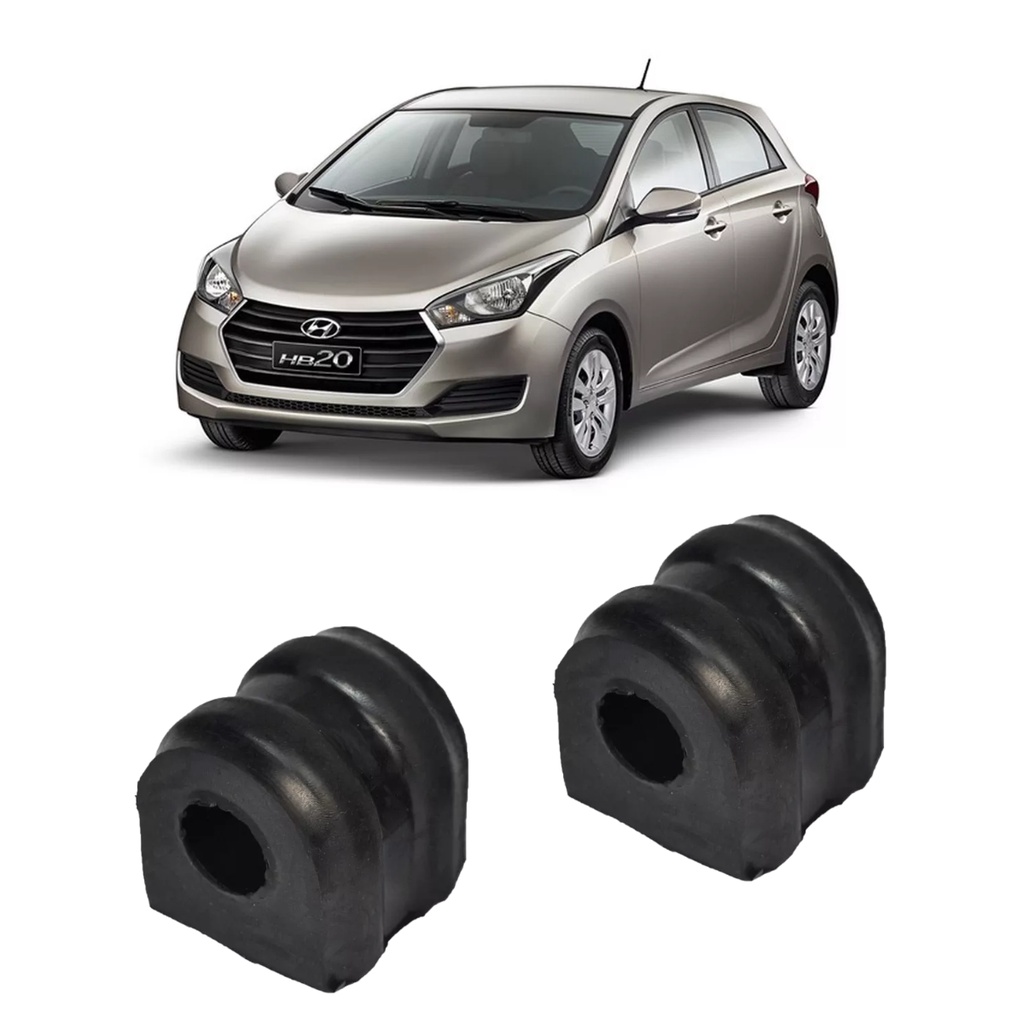 Par Bucha Barra Estabilizadora Dianteira Hyundai HB20 2013/...