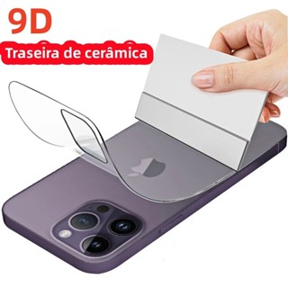 Película traseira de cerâmica para a série Apple iPhone 15 14 pro max plus 13 12 11 xs xr x 7 8