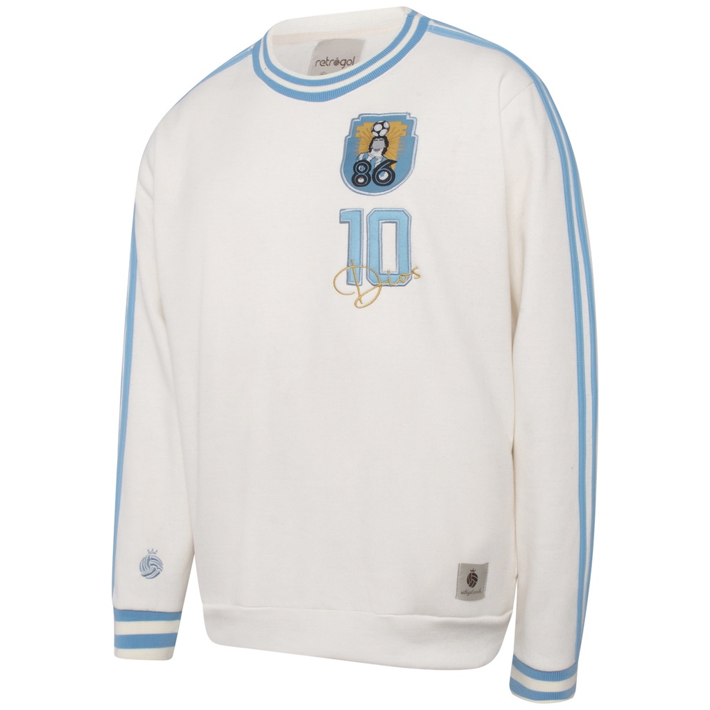 Blusa Moletom Argentina Retrô 10 Dios Masculina - Men Clothes