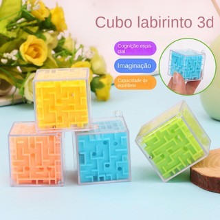 【5pcs 】Labirinto Educacional Infantil Brinquedos 3D Tridimensional Rubik's Cube Ball Transparent Roll