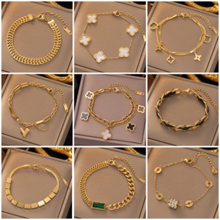 Pulseira De Aço Titânio Mulher Ins In em Oferta na Shopee