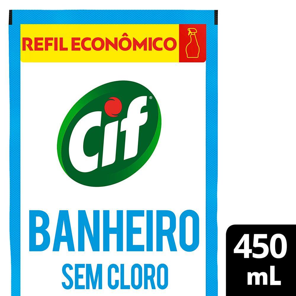 Refil Limpador Cif Sem Cloro com 450ml em Oferta na Shopee