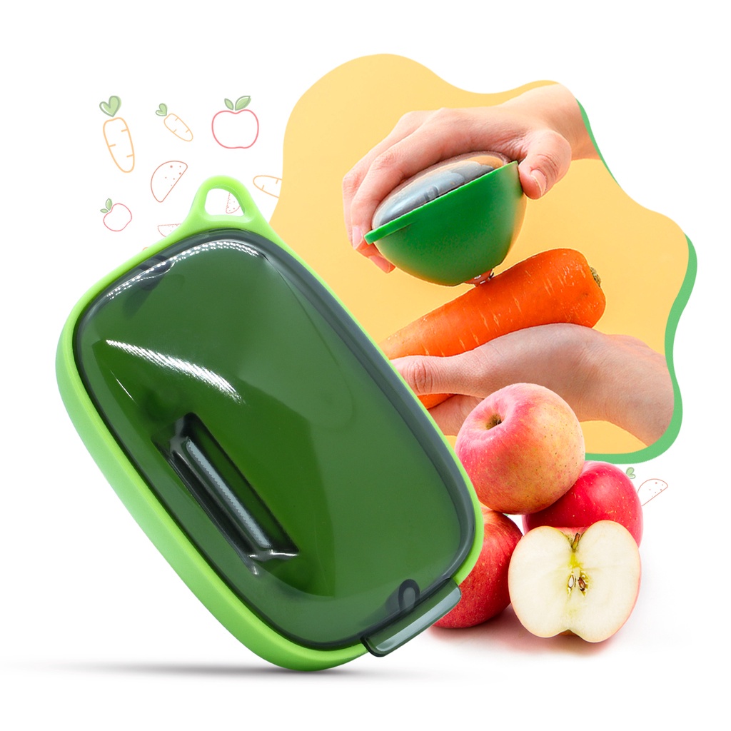 Descascador Ralador De Legumes E Frutas Com Compartimento Armazenamento Cozinha em Oferta na Shopee