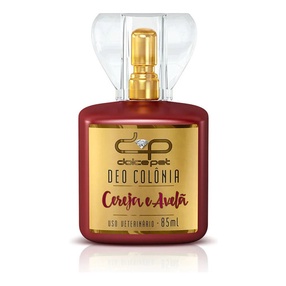 Colonia Perfume Para Cães Dolce Pet Cereja Avela 85ml