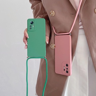 Capa Para Telefone Com Alça De Cordão Cruzado Xiaomi Mi 11T Pro 11 Lite 11i 11 Proteção Da Lente Fosca De Silicone Macia À Prova De Choque em Oferta na Shopee