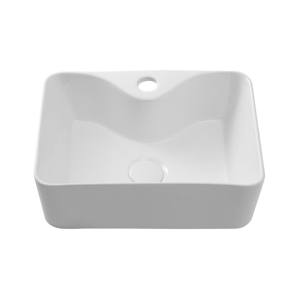 Cuba De Apoio Para Banheiro Retangular Slim Louça Cerâmica 40 cm Cornalina Pingoo - Branco em Oferta na Shopee