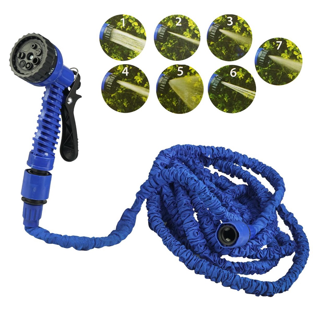 Mangueira Mágica Fixxar Jardim 15m Azul 7 Jatos Diferentes em Oferta na Shopee