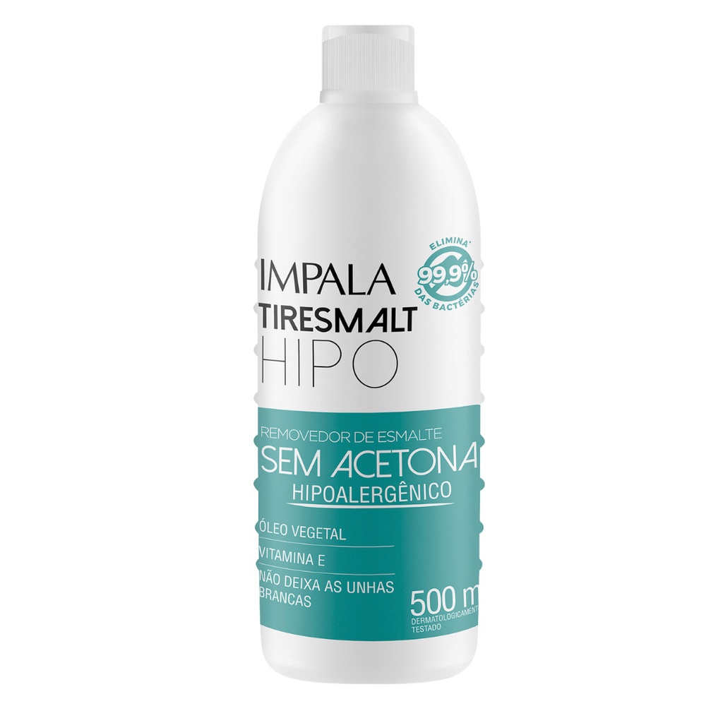 Removedor De Esmalte Sem Acetona Tiresmalt Hipo Impala 500Ml