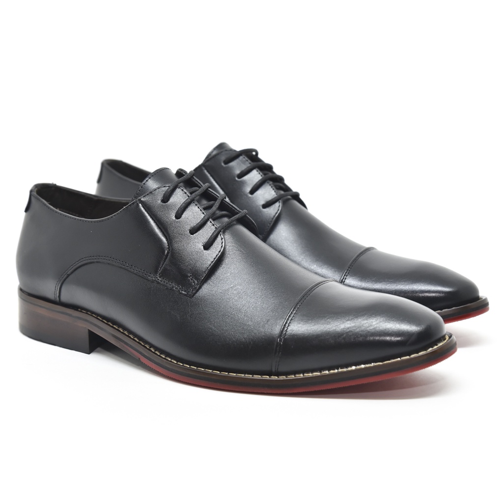 Sapato Social Masculino Ferracini Caravaggio Couro Nobre Cadarço Derby Clássico Original