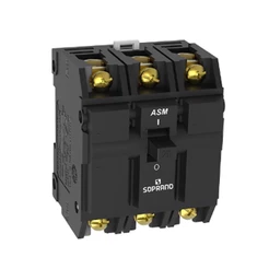 Disjuntor Nema Preto Tripolar Soprano ASM3-B 40A Soprano Alta Qualidade Original