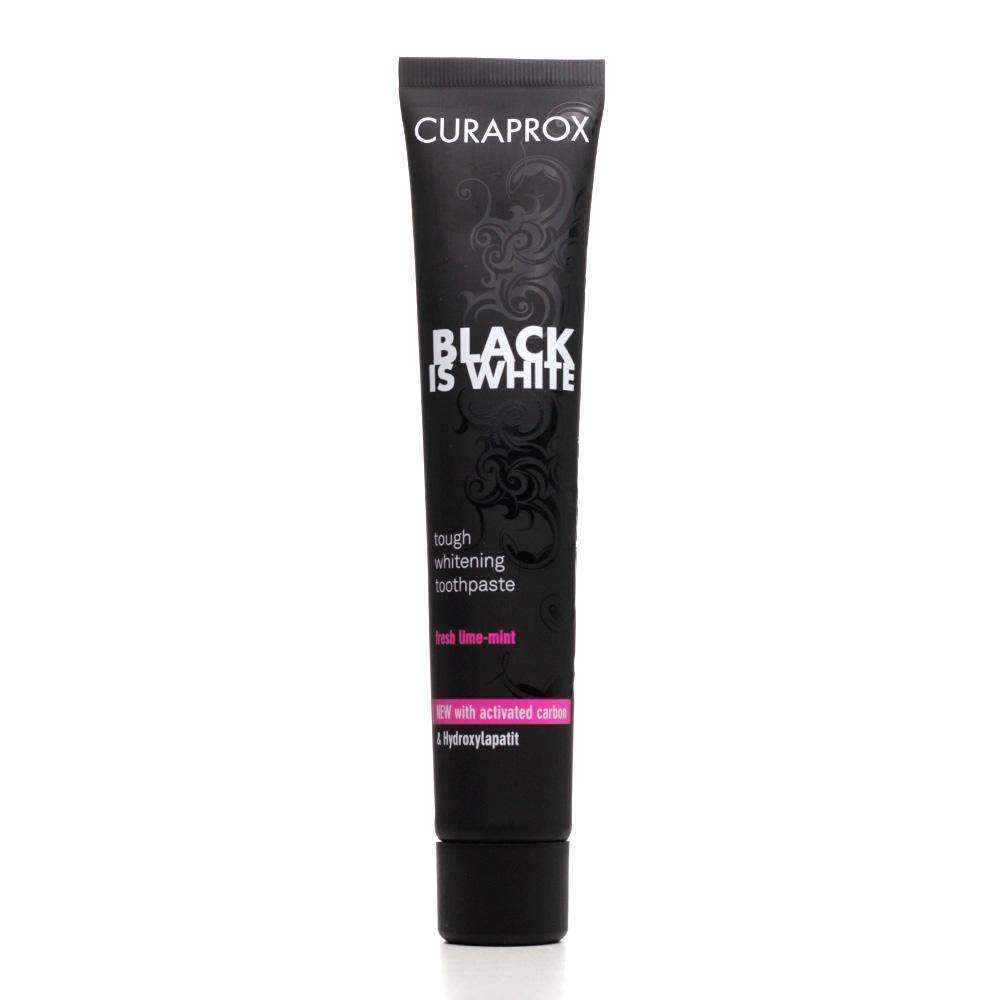 CREME DENTAL CLAREADOR CURAPROX BLACK IS WHITE 90 ml