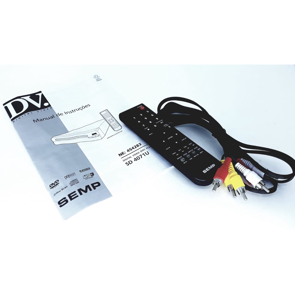 Controle Remoto para aparelho de Dvd  3310 da marca Semp Toshiba SD4071U