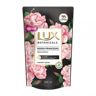 Refil Sabonete Líquido Corporal Lux Botanicals Rosas Francesas 200ml