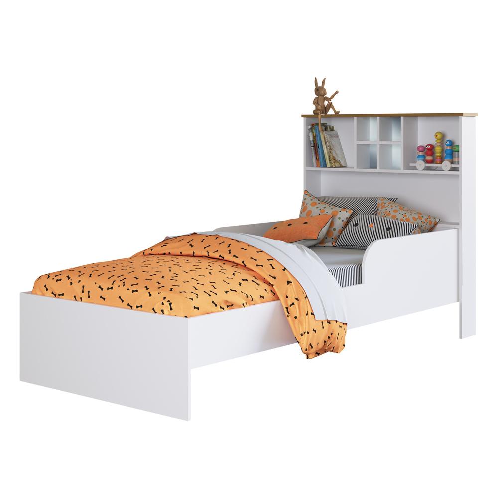 Cama Infantil com Nichos para Colchão 188x88cm Multimóveis CR40069 em Oferta na Shopee