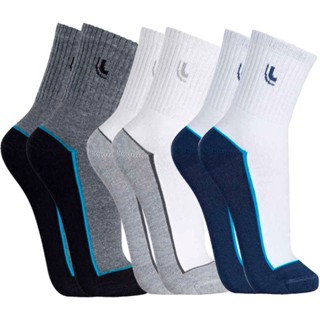 Kit com 3 Pares de Meia Esportiva Masculina Cano Longo Sport Lupo