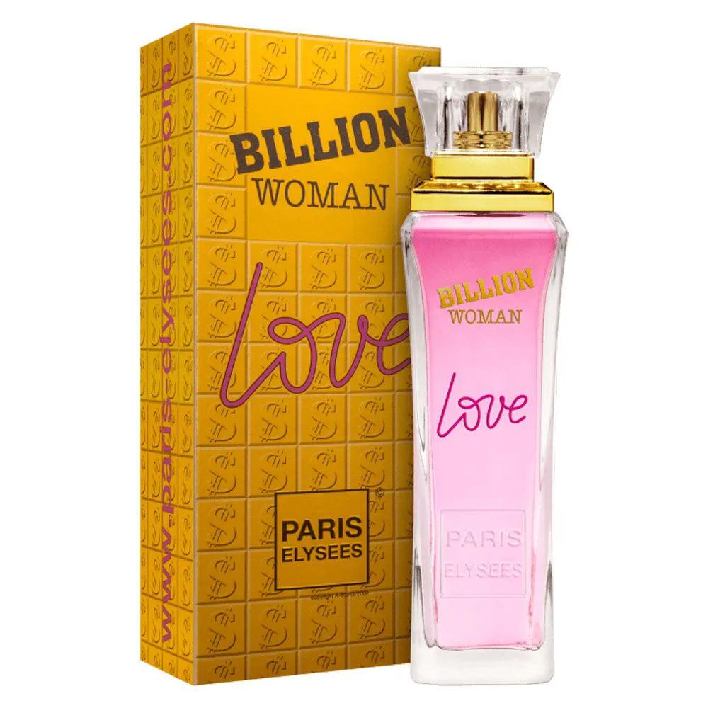 Billion Woman Love Feminino Eau de Toilette 100ml em Oferta na Shopee