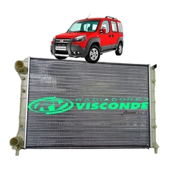 Radiador Visconde Fiat Doblo 2001 2003 2005 2007 2009 2011 2013 2015 2017 2019