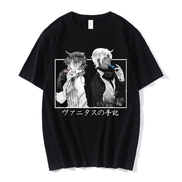 Camiseta Anime Vanitas Case Study Indie Moda Streetwear