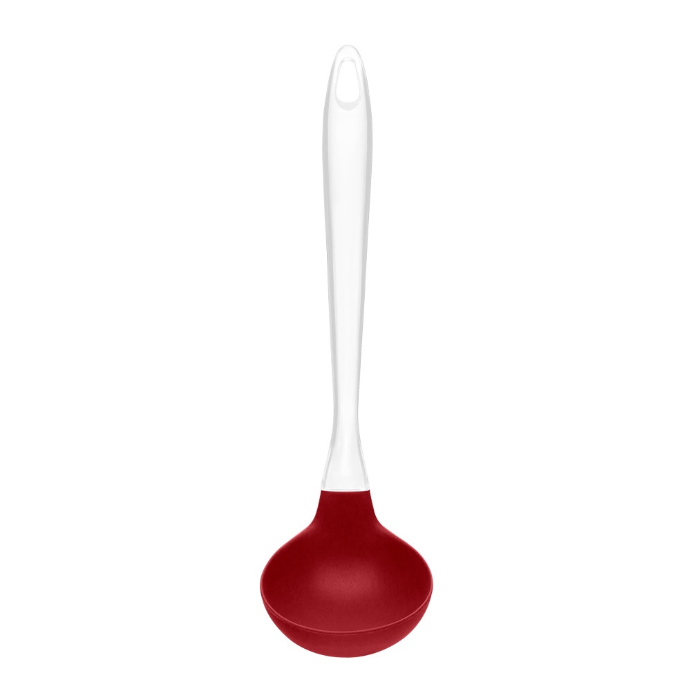 Concha de Silicone com Cabo de Acrílico Vermelha Up Home - UD034 - Home & Living