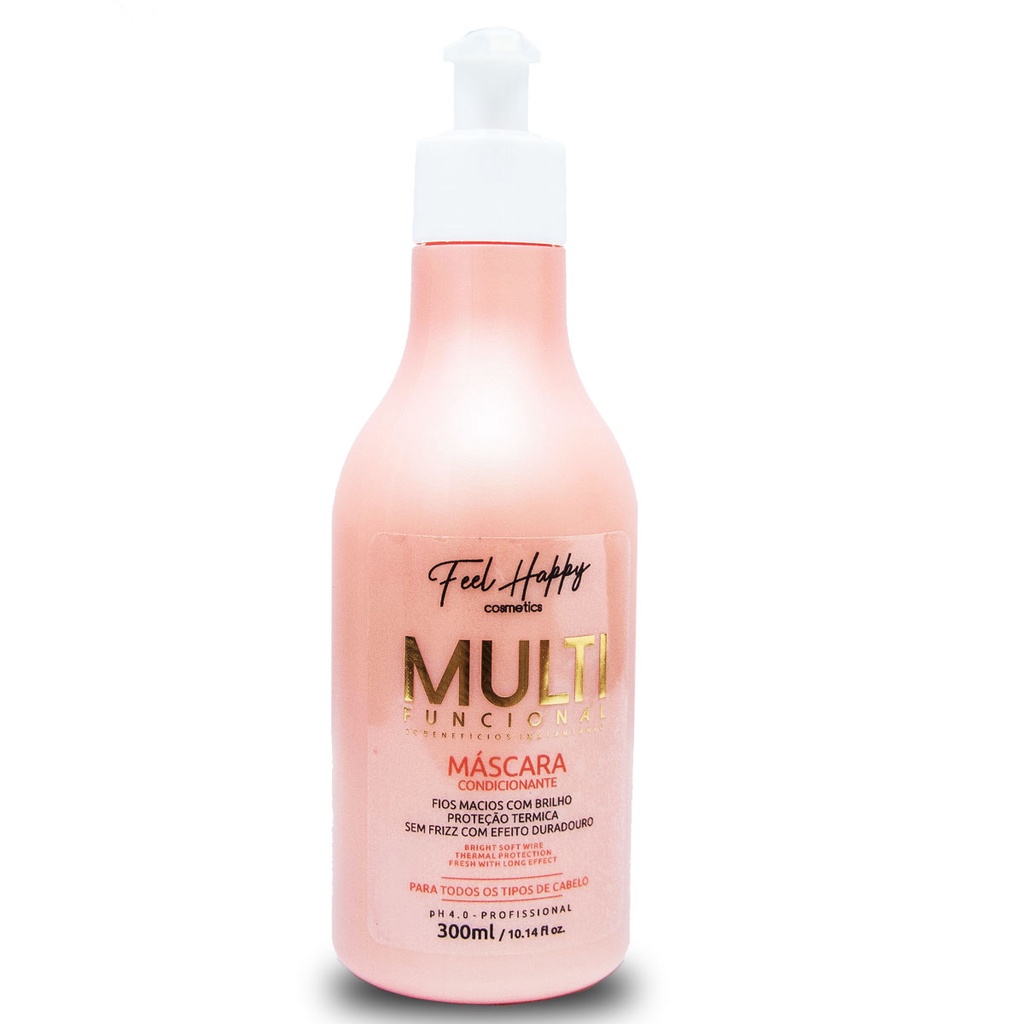 Máscara Condicionante Multi Funcional 300ml Feel Happy