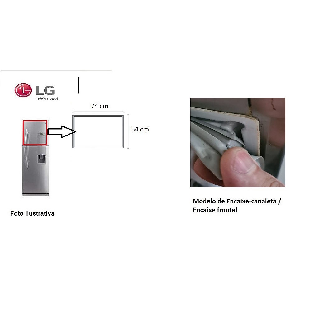 Borracha LG Mb582ulv-g - Congelador