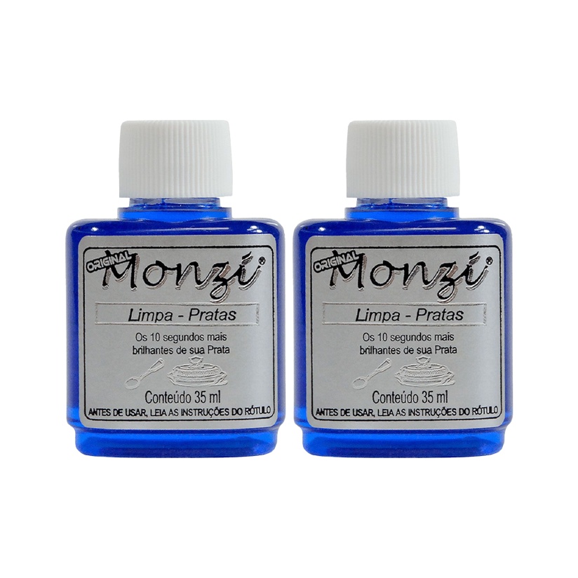 Kit 2 Unidades Limpa Prata Monzi 35ml Pronta Entrega em Oferta na Shopee