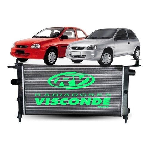 Radiador Gm Corsa 1.0 1.4 1.6 94 96 98 2000 2002 2004 2006 2008 2010 Sem Ar em Oferta na Shopee