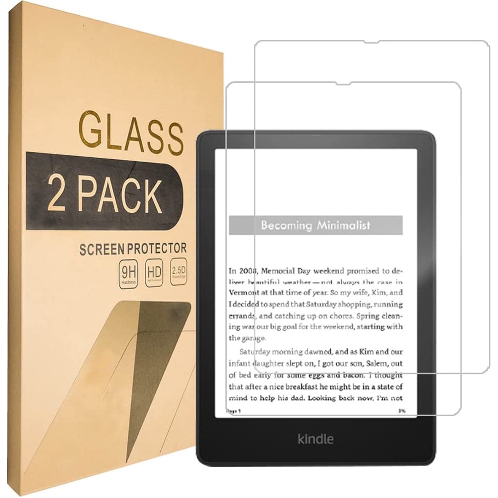 Protetor De Tela De 2 Pacotes Compatível Com Kindle Amazon 8/10/11th Gen Paperwhite 5th/6th/7th th