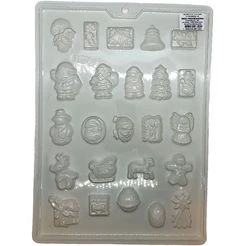 Forma Semi-Profissional - Bombons Natalinos - 1 unidade - Crystal - Rizzo