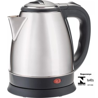 Chaleira Elétrica Jarra Aço Inox 110v Café Chá 1.8l