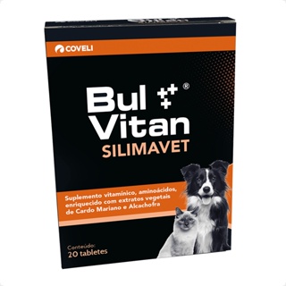 Bulvitan Silimavet Coveli Suplemento Vitamínico - 20 Tabletes em Oferta na Shopee
