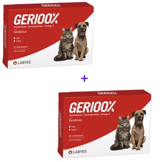 2 Condroprotetor Gerioox Antioxidante Labyes para cães em Oferta na Shopee