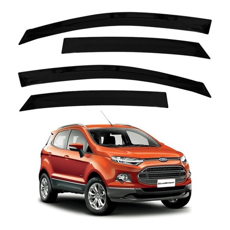 Super Defletor Calha de Chuva Ecosport 2013 a 2017 4 Portas Ecoflex em Oferta na Shopee