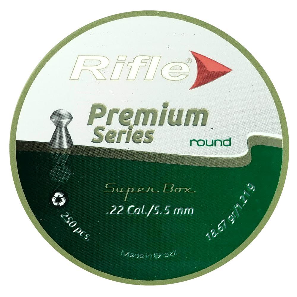 Chumbinho rifle premium series round 5.5mm 250un super box - Sports & Outdoors
