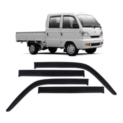 Calha de Chuva Defletor Effa Towner Pick Up Cabine Dupla 4 Portas Ecoflex