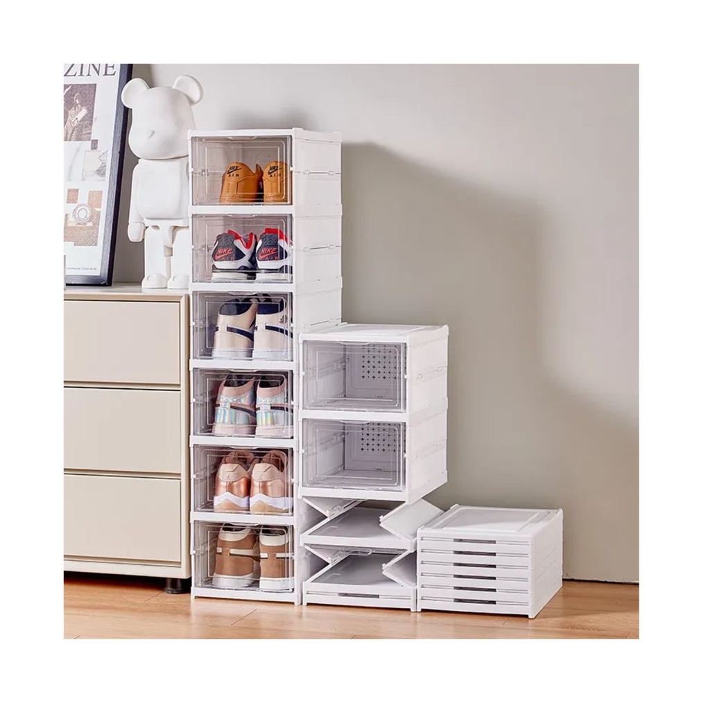 Sapateira Vertical Box Empilhavel Organizadora Tenis Sapato