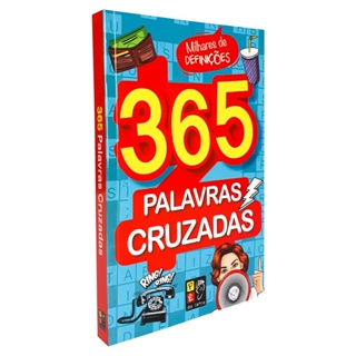 365 PALAVRAS CRUZADAS - AZUL CLARO em Oferta na Shopee