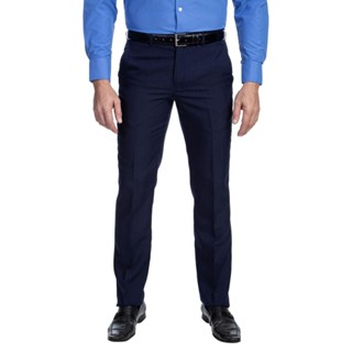 Calça social masculina azul marinho
