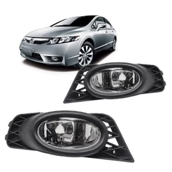Par Farol de milha Honda civic 09 10 11 Auxiliar Neblina
