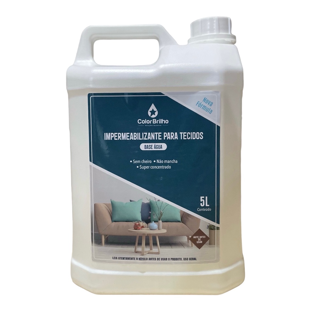 Impermeabilizante Tecido Base Água Não Inflamável Color Brilho 5l