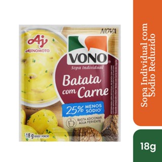 Sopa Cremosa Vono Sabor Batata Com Carne Menos Sódio 18g