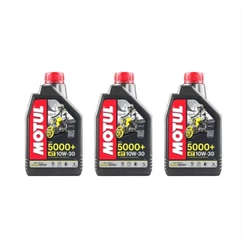 Kit Oleo Lubrificante Motul 5000+ 4t 10w30 C/ 3 L