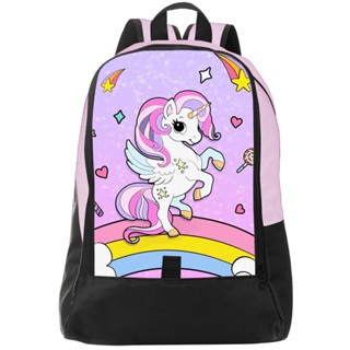 Mochila Escolar Leve Conforto Unicornio